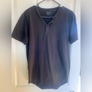 Cuts Clothing Henley Elongated T-Shirt